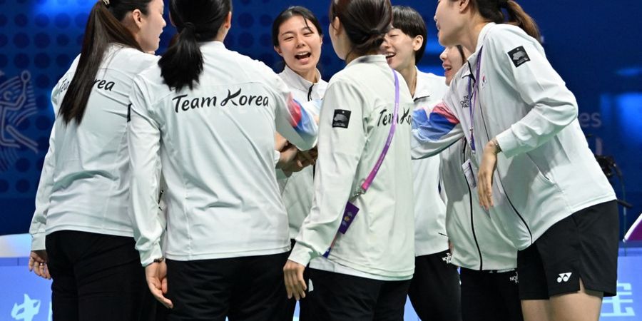 Hasil Final Bulu Tangkis Asia Games 2022 - Korea Selatan Permalukan China, Pasukan Naga Putri Tak Berkutik Satu Gim pun di Kandang