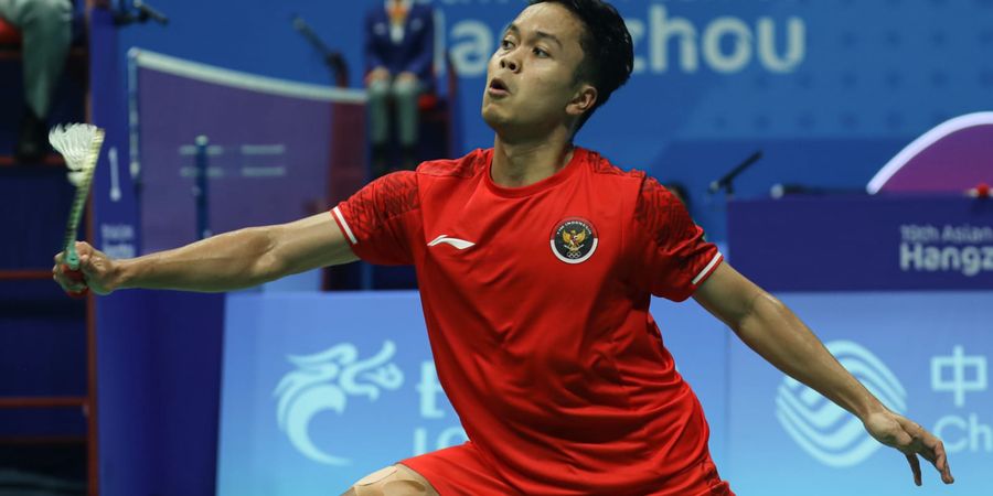 Bulu Tangkis Asian Games 2022 - Istirahat 3 Hari Jadi Modal Anthony Ginting Tampil Ganas pada Laga Perdana Nomor Individu