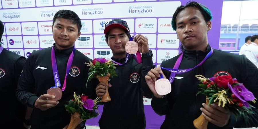 Update Klasemen Medali Asian Games 2022 - Dapat Tambahan Medali dari Dayung dan Panahan, Indonesia Masih Bertahan