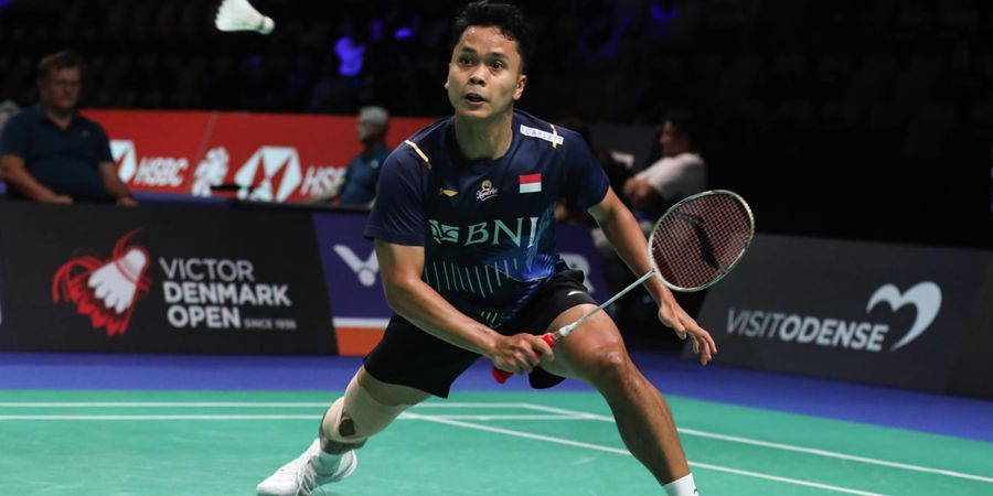 Denmark Open 2023 - Cara Ginting Jaga Rekor Tak Terkalahkan Lawan Tunggal Putra China