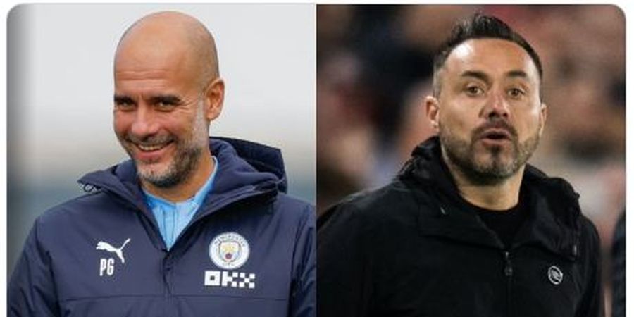 Man City Vs Brighton - Filosofi Permainannya Dikagumi Pep Guardiola, Wajah Roberto De Zerbi Memerah