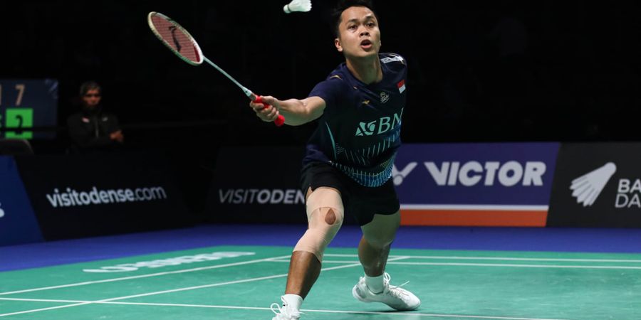 Denmark Open 2023 - Kegilaan Titisan Lin Dan, Anthony Ginting Sampai Menderita Sepanjang Laga