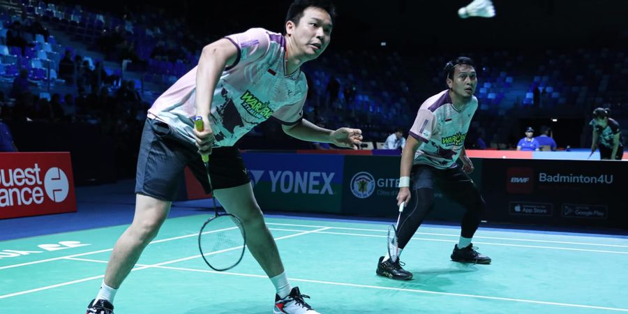 French Open 2023 - Ahsan/Hendra Ungkap 1 Tantangan Tambahan dari Lapangan yang Lebih Gelap