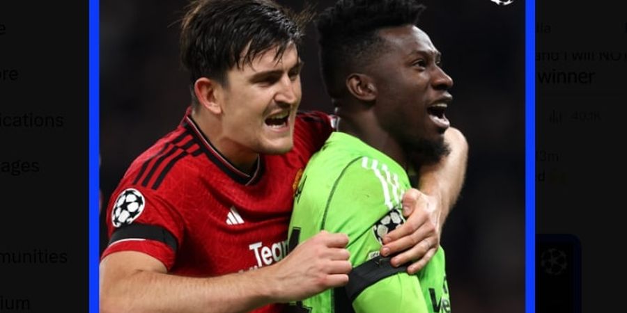 Andre Onana dan Harry Maguire Banjir Pujian Usai Jadi Pahlawan Man United di Hari Penebusan