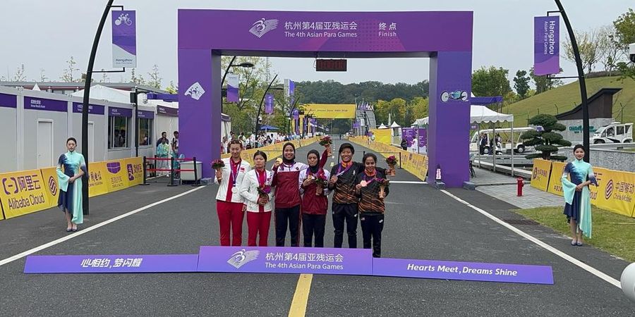 Asian Para Games 2022 - Dua Emas Disumbangkan Para-Balap Sepeda untuk Indonesia di Tengah Kram Perut