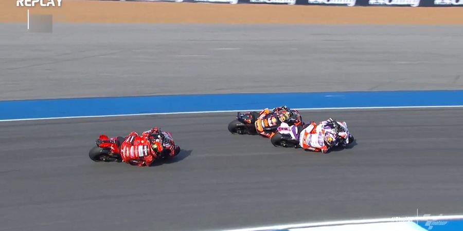 MotoGP Thailand 2023 - 2 Musibah Bawa Berkah bagi Francesco Bagnaia, Apesnya Adik Marc Marquez dan Jebakan Track Limit