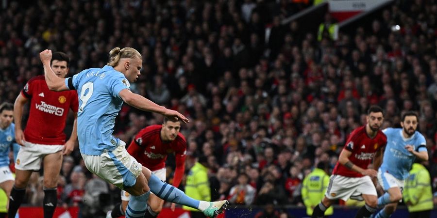 Hasil Liga Inggris - Erling Haaland Cetak 11 Gol, Man City Pecundangi Man United di Old Trafford