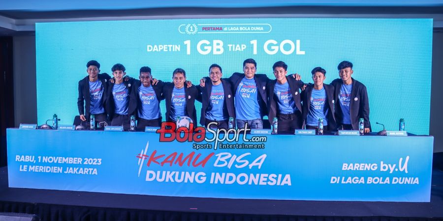 Timnas U-17 Indonesia Kembali Dapat Dukungan Jelang Piala Dunia U-17, Bima Sakti Sambut Kampanye 1 Gol Gratis 1GB