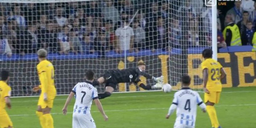 Hasil Liga Spanyol - Ter Stegen Kiper Super, Barcelona Menang Dramatis berkat Gol Larut Menit 92