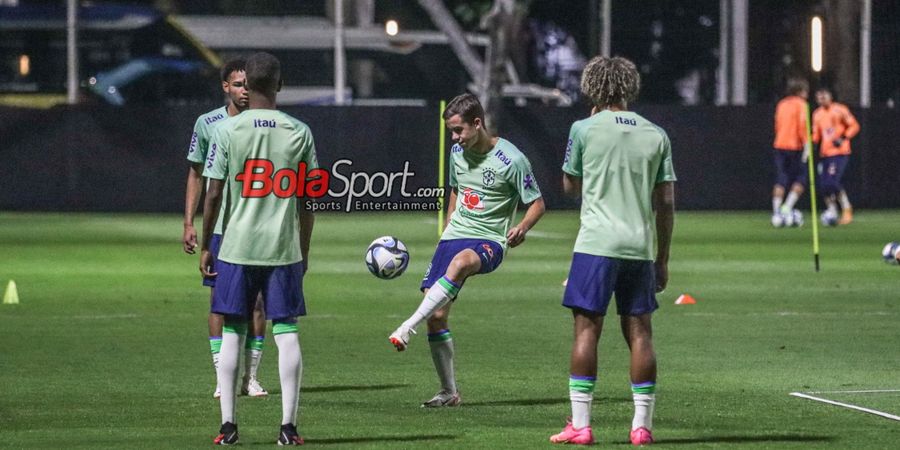 Timnas U-17 Brasil Pamer Skill Berkelas dengan Santai di Latihan, Pemain Seharga Rp 26 Miliar Juga Ikutan