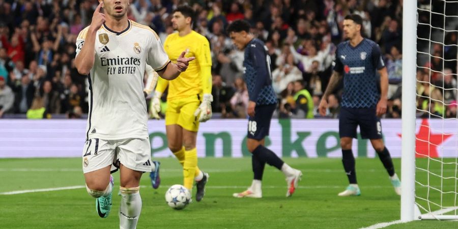 Hasil Liga Champions - Menang Telak Tanpa Bellingham, Real Madrid Lolos 16 Besar