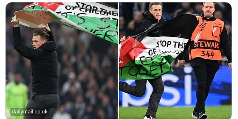 Kala Bendera Palestina Berkibar di Lapangan Duel Man United Kontra FC Copenhagen