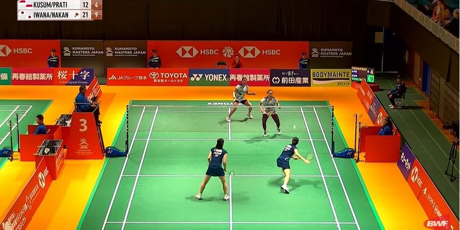 Hasil Kumamoto Masters 2023 - Ana/Tiwi Sulit Gempur Pertahanan Tuan Rumah, Asa Indonesia Raih Gelar di Ganda Putri Pupus