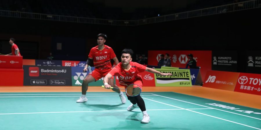 Kumamoto Masters 2023 - Leo/Daniel Belum Bisa Menang walau Juara Dunia Masih Pincang