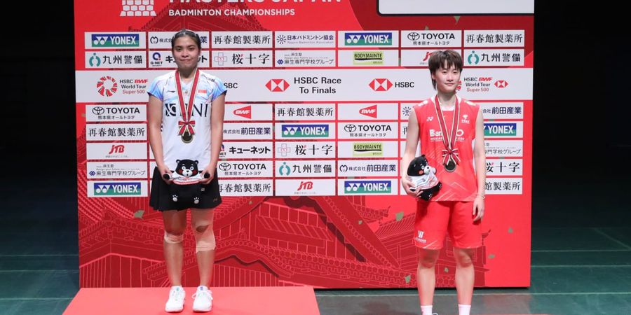 Kumamoto Masters 2023 - Pelatih Bocorkan Kunci Gregoria Mariska Bisa Tumbangkan Juara Olimpiade asal China meski Kapalan di Kedua Telapak Kakinya Sobek