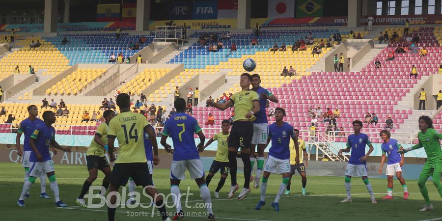 Hasil Piala Dunia U-17 2023 - Babak 16 Besar, Brasil Tumbangkan Tim yang Ditahan Timnas U-17 Indonesia