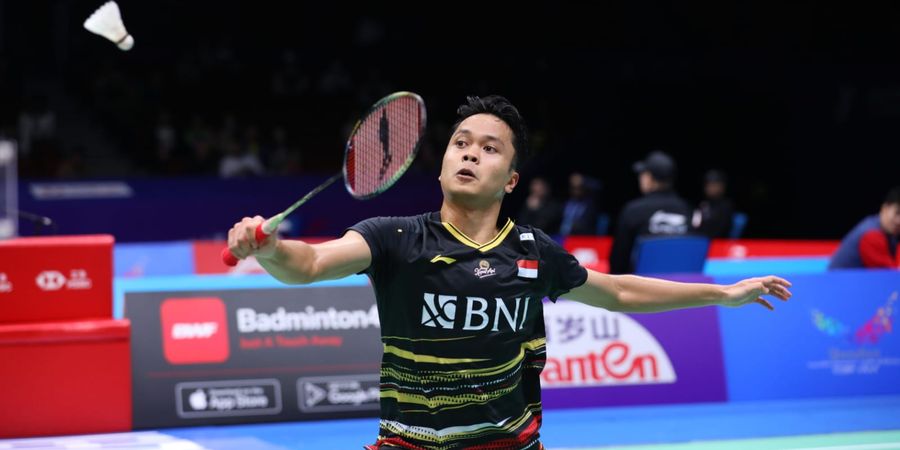 Hasil China Masters 2023 - Awali Laga dengan Kuat, Anthony Ginting Dimakan Semangat Balas Dendam Junior Chou Tien Chen