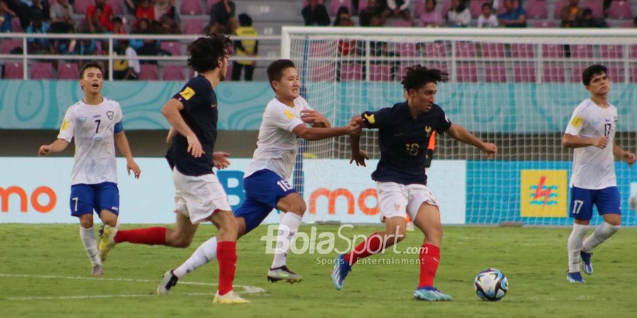 Hasil Piala Dunia U-17 - Gak Didampingi Sang Pelatih, Uzbekistan Dijegal Prancis, Les Bleus Muda ke Semifinal