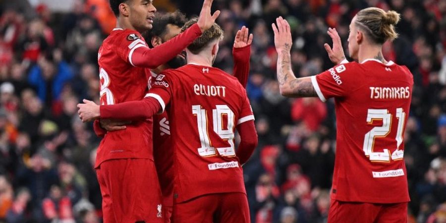 HasiL Liga Europa - Cuma Turunkan Setengah Kekuatan, Liverpool Obrak-abrik Mantan Juara Liga Austria