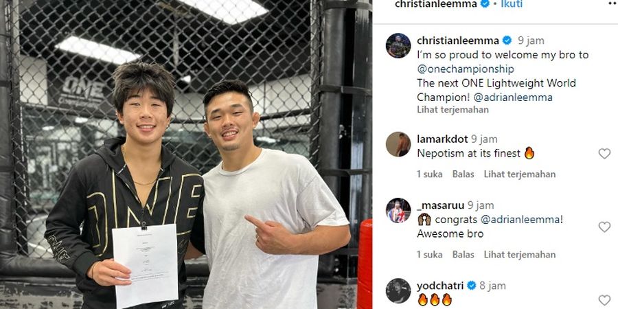 ONE Championship - Susul Kakaknya Christian Lee, Adrian Lee Siap Jalani Debut MMA