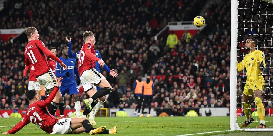 Hasil Liga Inggris - Man United Taklukkan Chelsea, Kutukan 10 Tahun Belum Berhenti