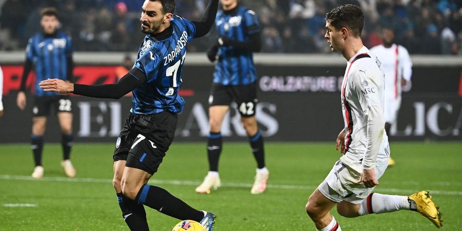 Hasil Liga Italia - Gol Telat Atalanta via Tumit Hancurkan 10 Pemain AC Milan dalam Drama 5 Gol