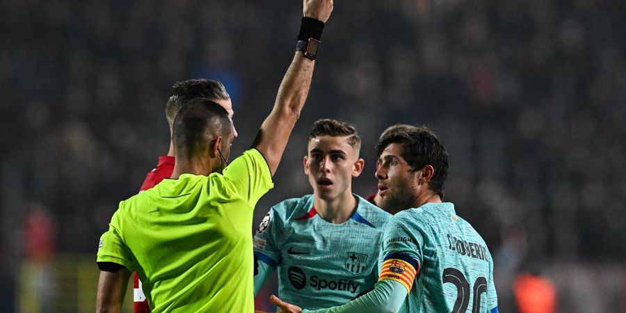 Hasil Liga Champions - Diwarnai Dua Blunder Romeu dan Kartu Merah Ditangguhkan, Barcelona Kena Apes di Masa Injury Time