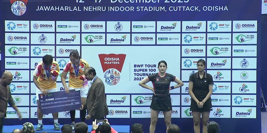 Hasil Final Odisha Masters 2023 - Diselingi Psywar Antar-Penonton, Rachel/Trias Bungkam Andalan Tuan Rumah yang Baru Saja Juara