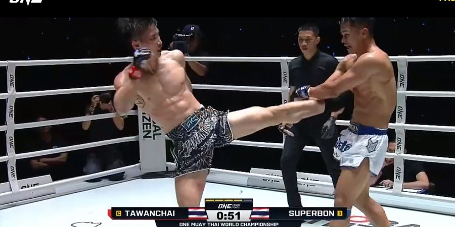 Hasil ONE Friday Fights 46 - Tawanchai Pertahankan Gelar, Prajanchai Satukan 2 Sabuk