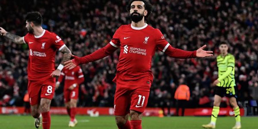 Hasil Liga Inggris - Mo Salah Sah Jadi Raja Anfield, Liverpool Dipaksa Arsenal Berbagi Poin