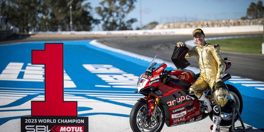 Jadi Inspirasi Francesco Bagnaia, Jagoan Ducati Berusia 40 Tahun Masih Nekat Berani Pakai Nomor Keramat pada WSBK 2024