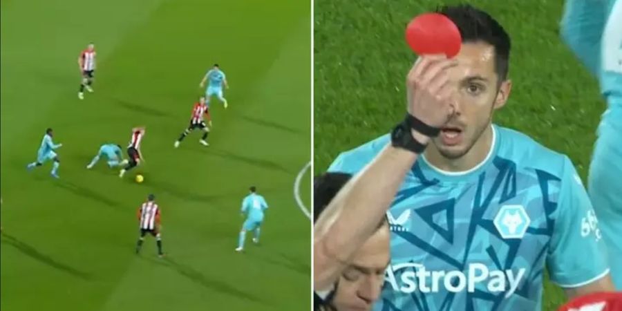 Rekan Setim Justin Hubner Dapat Kartu Merah dari Wasit di Piala FA, Kenapa Bentuknya Oval?