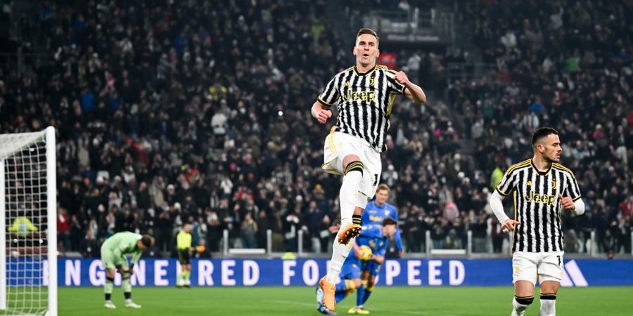 Hasil Coppa Italia - Arkadiusz Milik Ukir Hat-trick, Juventus Bantai Frosinone dan Lolos Semifinal