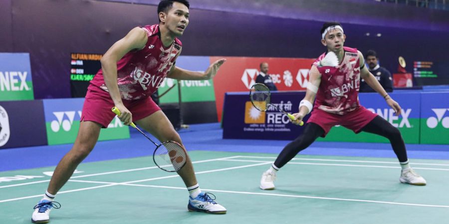 India Open 2024 - Rasa Pengertian Rian kepada Fajar Saat Bermain Kurang Maksimal Jadi Modal Balas Dendam kepada Juara Dunia