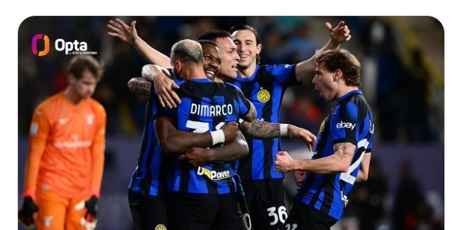 Hasil Piala Super Italia - Gelontorkan 3 Gol, Inter Milan Tantang Napoli di Final