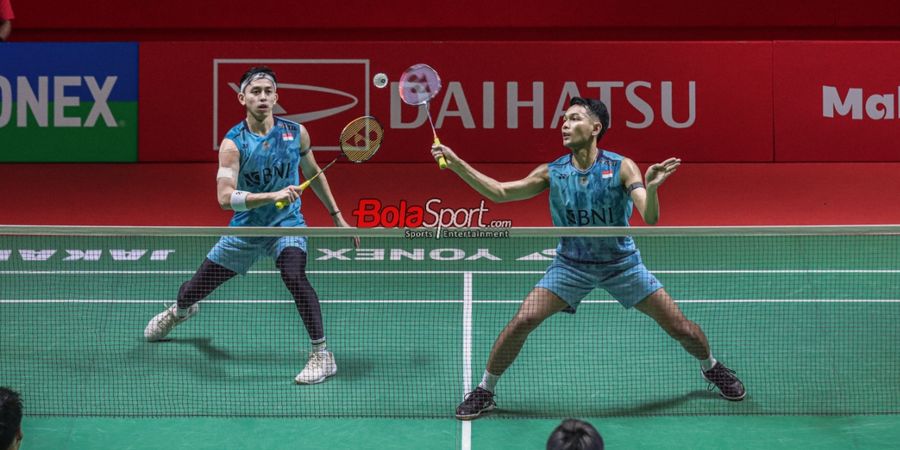 Hasil Indonesia Masters 2024 - Fajar/Rian Tanpa Kompromi Tuntaskan Perang Saudara Kontra Fikri/Bagas