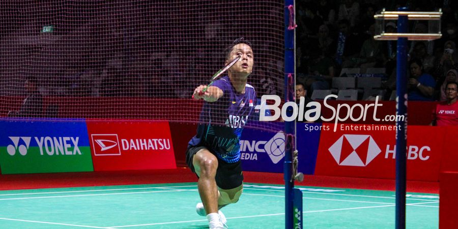 Hasil Indonesia Masters 2024 - Banjir Reli Ciamik, Anthony Bikin Juara Dunia Merana 6 Kali