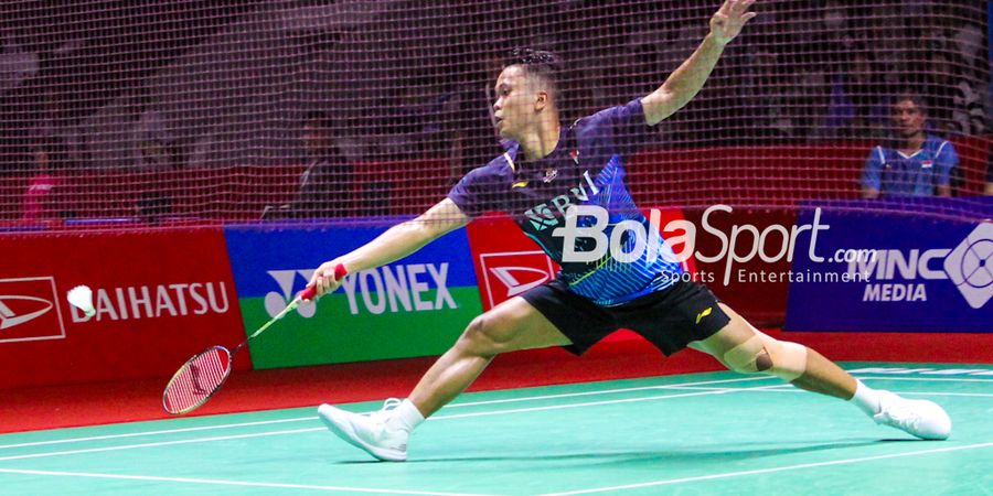 Hasil Indonesia Masters 2024 - Dari 19-15 Jadi 19-21, Asa Final Anthony Ginting Buyar Menyakitkan