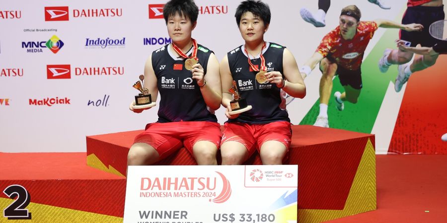 Hasil Final Indonesia Masters 2024 - Tumbal Juara Favorit Apri/Fadia Kalah Ngenes, China Tegaskan Ancaman Baru di Ganda Putri