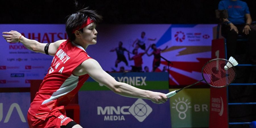 Hasil Final Indonesia Masters 2024 - Penakluk Gregoria Main Jorok, Juara Asia 2022 Akhirnya Juara Lagi