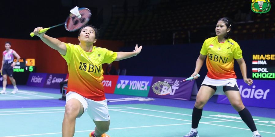 Hasil Thailand Masters 2024 - Hampir Terpeleset Lawan Jebolan Kualifikasi asal Polandia, Jesita/Febi Melaju ke 16 Besar