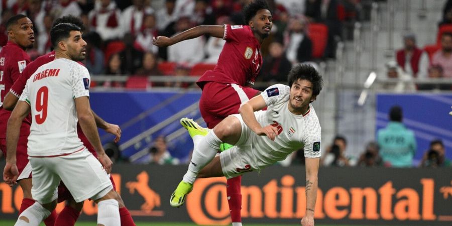 Hasil Piala Asia 2023 - Diwarnai Drama 5 Gol dan Kartu Merah, Qatar Melenggang ke Final Usai Kalahkan Iran