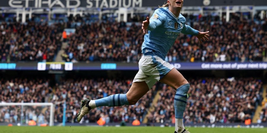 Hasil Liga Inggris - Erling Haaland Buka Puasa Langsung 2 Gol, Man City Hancurkan Everton