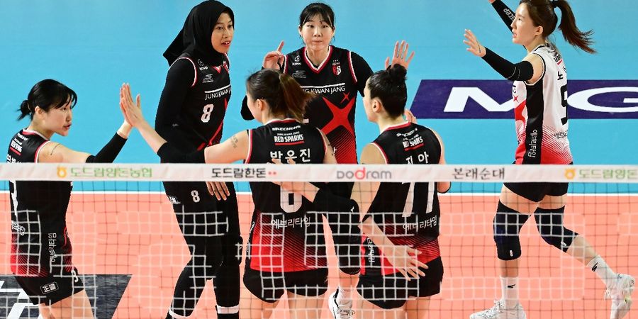 Hasil Liga Voli Korea - Tangis Megawati Bawa Red Sparks Menang Berkat Bantuan Wasit, Pelatih Jadi MVP