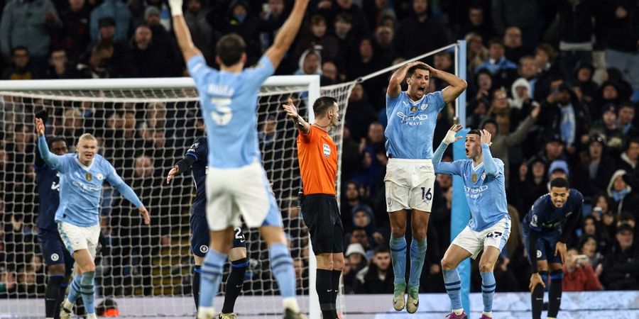 Hasil Liga Inggris - Spam 32 Tembakan ke Gawang, Man City Cuma Imbang Lawan Chelsea