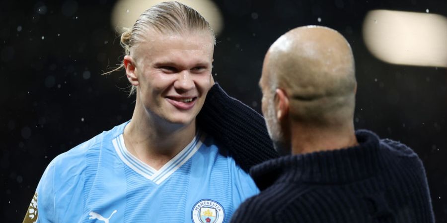 Bantu Man City Pepet Liverpool di Puncak, Erling Haaland Banjir Pujian dari Guardiola