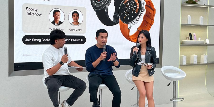 OPPO Luncurkan Jam Pintar untuk Olahraga, Taufik Hidayat : Saya Olahraga dibantu Jam ini