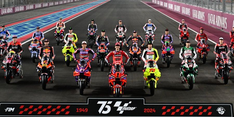 Link Live Streaming MotoGP Qatar 2024 - Start 00.00 WIB, Jorge Martin Pimpin Balapan di Depan Francesco Bagnaia dan Marc Marquez