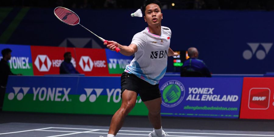 All England Open 2024 - Sudah Tumbangkan Rival Alot, Anthony Ginting Tak Mau Terpaku Rekor jika Hadapi Axelsen atau Titisan Lin Dan