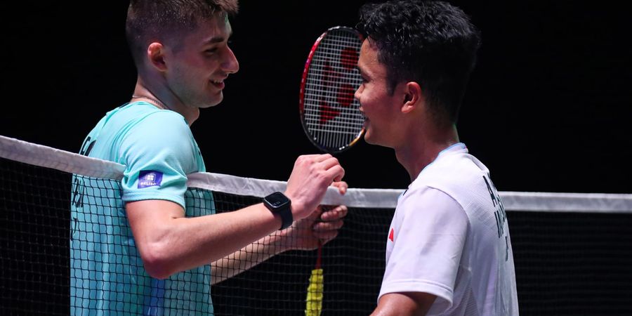 All England Open 2024 - Reaksi Aneh Pemain Prancis, Masih Tertawa meski Dikalahkan Ginting dengan Skor 1 Digit